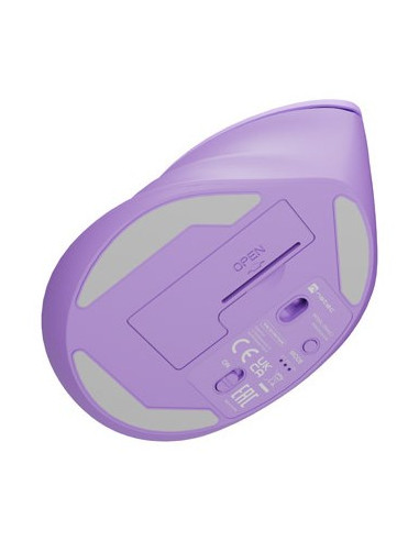Mysz Wertykalna Natec Crake 2 Bezprzewodowa 2400Dpi Bluetooth 5.2 + 2.4Ghz Pure Lavender