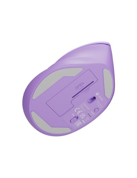 Mysz Wertykalna Natec Crake 2 Bezprzewodowa 2400Dpi Bluetooth 5.2 + 2.4Ghz Pure Lavender