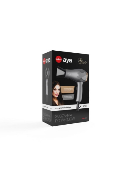 Eldom Syszarka Do Włosów Ht82N Smil 1200W Dwa Poziomy Nadmuchu,Składana Rączka
