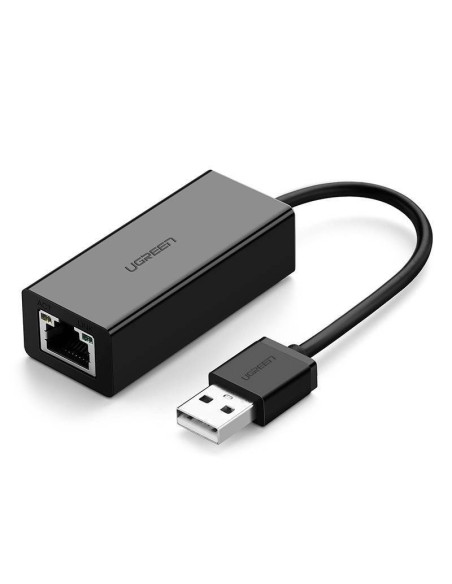 Ugreen Adapter Sieciowy  Cr110 Usb Do Rj45 Czarny