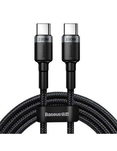 Kabel Baseus Catklf-Alg1 Usb-C - Usb-C Pd Qc 100W 5A 2M - Szary