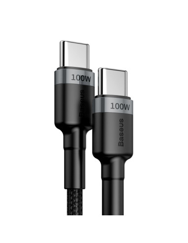 Kabel Baseus Catklf-Alg1 Usb-C - Usb-C Pd Qc 100W 5A 2M - Szary