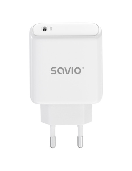 Savio Ładowarka Sieciowa La-14 20W Power Delivery 3.0, Biała