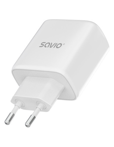 Savio Ładowarka Sieciowa La-14 20W Power Delivery 3.0, Biała