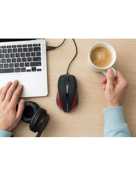 Mysz Esperanza Sirius Em102R (Optyczna  800 Dpi  Kolor Czarny)