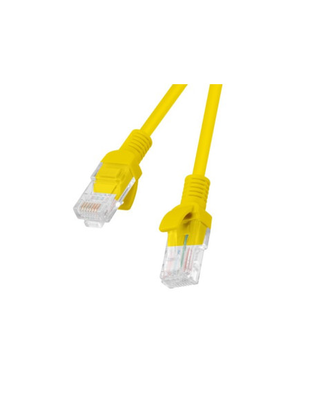 Patchcord Utp Lanberg Pcu5-10Cc-0050-Y (Rj45 - Rj45   0,50M  Utp  Kat. 5E  Kolor Żółty)