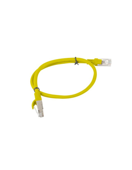 Patchcord Utp Lanberg Pcu5-10Cc-0050-Y (Rj45 - Rj45   0,50M  Utp  Kat. 5E  Kolor Żółty)