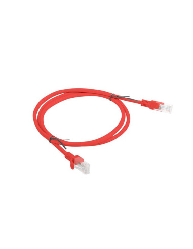 Patchcord Utp Lanberg Pcu5-10Cc-0100-R (Rj45 - Rj45   1M  Utp  Kat. 5E  Kolor Czerwony)
