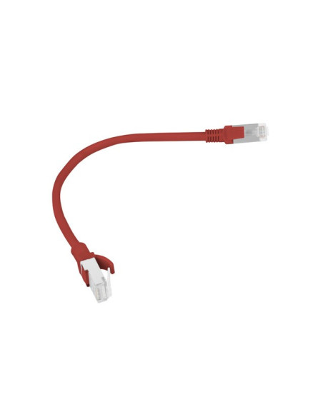 Kabel Utp Lanberg Pcu5-10Cc-0025-R (Rj45 - Rj45   0,25M  Utp  Kat. 5E  Kolor Czerwony)