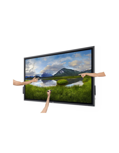 Dell Pro 65 Plus P6524Qt Interaktywny Płaski Panel 163,9 Cm (64.5") Lcd 350 Cd/M2 4K Ultra Hd Czarny Ekran Dotykowy