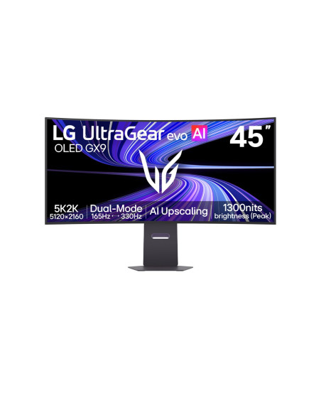 Lg 45Gx950B-B Monitor Komputerowy 114,3 Cm (45") 5120 X 2160 Px 5K Ultra Hd Oled Czarny