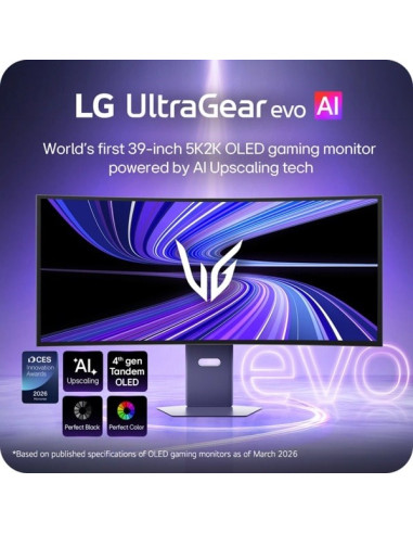 Lg 39Gx950B-B Monitor Komputerowy 99,1 Cm (39") 5120 X 2160 Px 5K Ultra Hd Oled Czarny