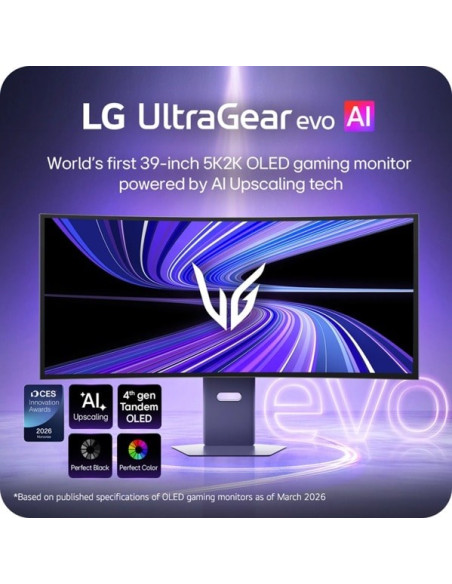 Lg 39Gx950B-B Monitor Komputerowy 99,1 Cm (39") 5120 X 2160 Px 5K Ultra Hd Oled Czarny