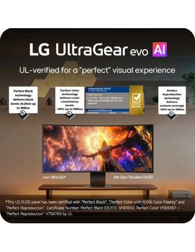 Lg 39Gx950B-B Monitor Komputerowy 99,1 Cm (39") 5120 X 2160 Px 5K Ultra Hd Oled Czarny