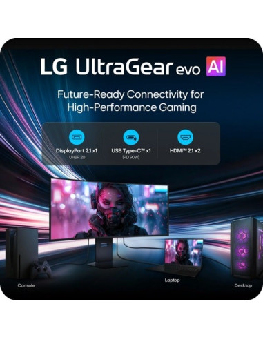 Lg 39Gx950B-B Monitor Komputerowy 99,1 Cm (39") 5120 X 2160 Px 5K Ultra Hd Oled Czarny