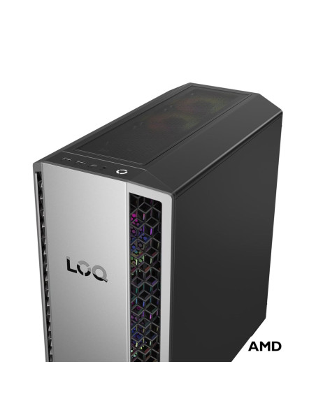 Lenovo Loq Tower 26Adr10 Ryzen 7 8745Hx 32Gb Ddr5 5200 Ssd1Tb Geforce Rtx 5060Ti 16Gb Win11 Luna Grey / Eclipse Black