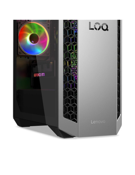 Lenovo Loq Tower 26Adr10 Ryzen 7 8745Hx 32Gb Ddr5 5200 Ssd1Tb Geforce Rtx 5060Ti 16Gb Win11 Luna Grey / Eclipse Black