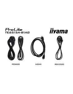 Iiyama Te6515A-B2Ag Signage Display Kiosk 163,8 Cm (64.5") Wi-Fi 550 Cd/M2 4K Ultra Hd Czarny Ekran Dotykowy Procesor Wbudowany  2