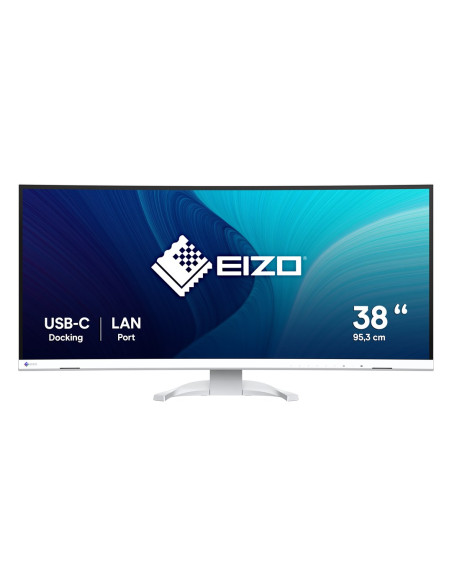Eizo Flexscan Ev3851X-Wt Monitor Komputerowy 95,2 Cm (37.5") 3840 X 1600 Px Ultrawide Quad Hd+ Lcd Biały