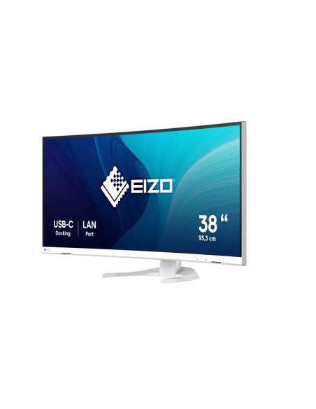 Eizo Flexscan Ev3851X-Wt Monitor Komputerowy 95,2 Cm (37.5") 3840 X 1600 Px Ultrawide Quad Hd+ Lcd Biały