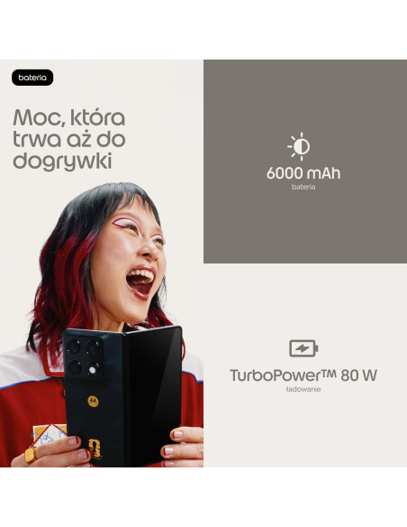 Motorola Razr Fold 20,6 Cm (8.09") Dual Sim Android 16.0 5G Usb Type-C 16 Gb 512 Gb 6000 Mah Czarny