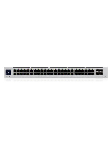 Ubiquiti Unifi Pro 48-Port Poe Zarządzany L2/L3 Gigabit Ethernet (10/100/1000) Obsługa Poe 1U Srebrny
