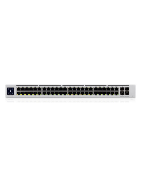 Ubiquiti Unifi Pro 48-Port Poe Zarządzany L2/L3 Gigabit Ethernet (10/100/1000) Obsługa Poe 1U Srebrny