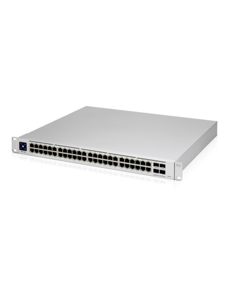 Ubiquiti Unifi Pro 48-Port Poe Zarządzany L2/L3 Gigabit Ethernet (10/100/1000) Obsługa Poe 1U Srebrny