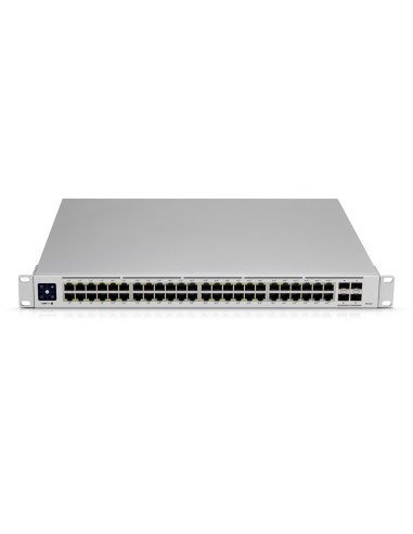 Ubiquiti Unifi Pro 48-Port Poe Zarządzany L2/L3 Gigabit Ethernet (10/100/1000) Obsługa Poe 1U Srebrny