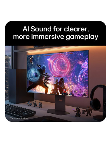 Lg 32Gx870B-B.aeu Monitor Komputerowy 81,3 Cm (32") 3840 X 2160 Px 4K Ultra Hd Oled Czarny