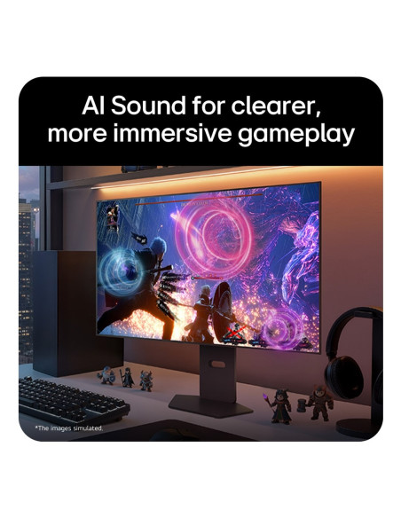 Lg 32Gx870B-B.aeu Monitor Komputerowy 81,3 Cm (32") 3840 X 2160 Px 4K Ultra Hd Oled Czarny