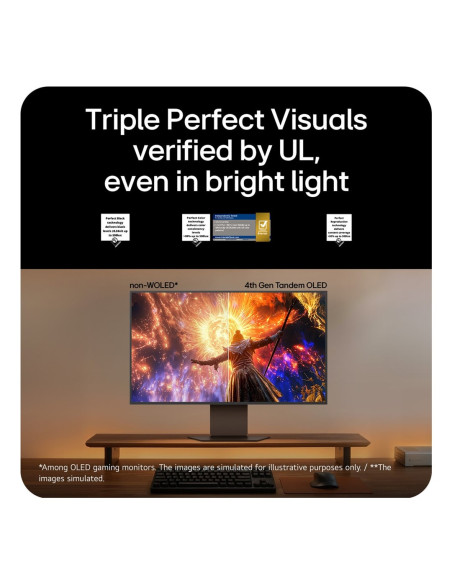 Lg 32Gx870B-B.aeu Monitor Komputerowy 81,3 Cm (32") 3840 X 2160 Px 4K Ultra Hd Oled Czarny