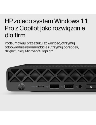 Hp Elitedesk 8 Mini G2I Ai Ultra 7 356H 16Gb Ddr5 5600 Ssd512 Intel Graphics W11Pro 3Y Onsite
