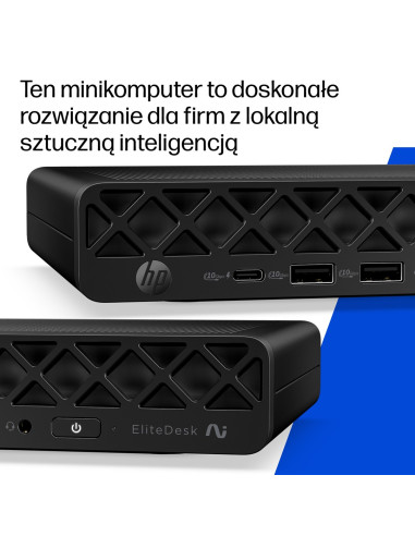 Hp Elitedesk 8 Mini G2I Ai Ultra 7 356H 16Gb Ddr5 5600 Ssd512 Intel Graphics W11Pro 3Y Onsite