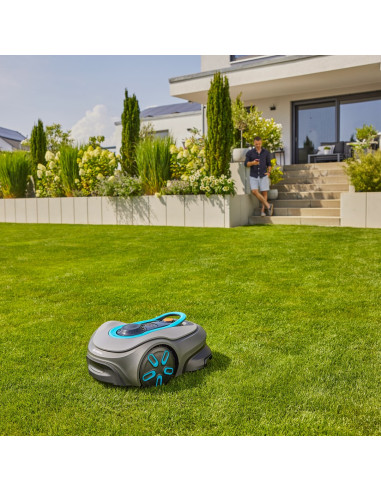 Gardena Smart Sileno Free Kosiarka Robot Bateria Czarny, Szary