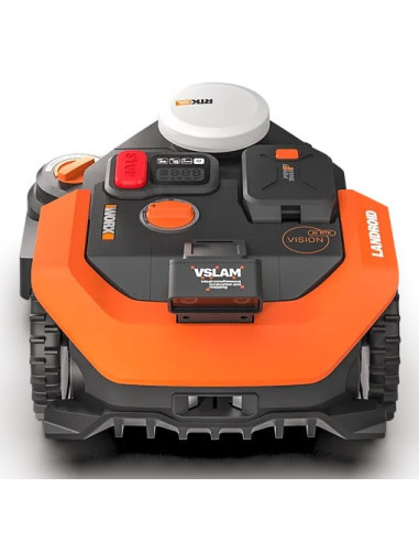 Worx Wr308E Kosiarka Kosiarka Robot Bateria Czarny, Pomarańczowy