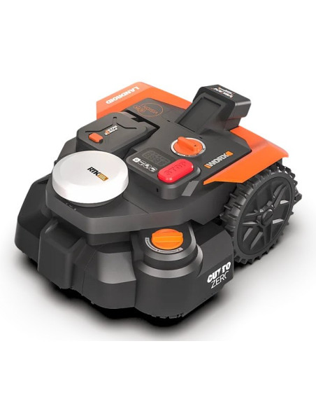 Worx Wr308E Kosiarka Kosiarka Robot Bateria Czarny, Pomarańczowy