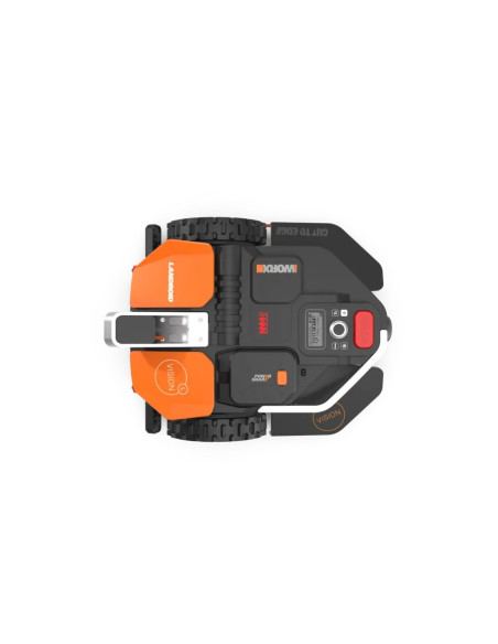 Worx Landroid Vision L1600 Kosiarka Robot Bateria Czarny, Pomarańczowy, Czerwony, Srebrny
