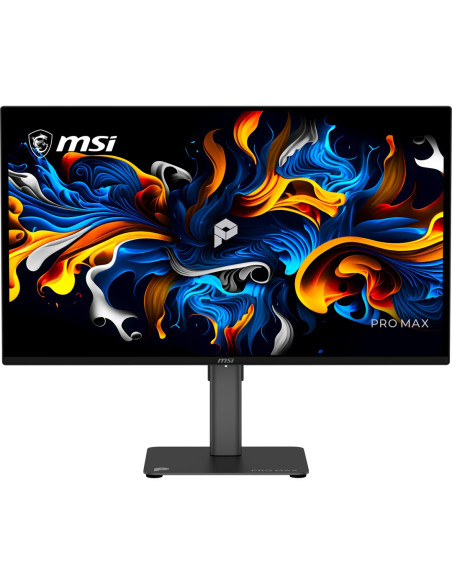 Msi Pro Max 271Upx12G Monitor Komputerowy 67,3 Cm (26.5") 3840 X 2160 Px Ultrawide Full Hd Qd-Oled Czarny