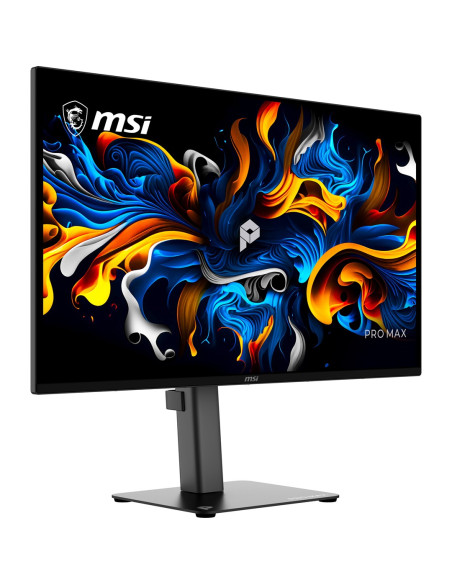 Msi Pro Max 271Upx12G Monitor Komputerowy 67,3 Cm (26.5") 3840 X 2160 Px Ultrawide Full Hd Qd-Oled Czarny