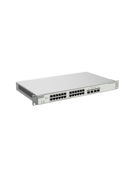 Ruijie Networks Rg-Nbs5200-24Gt4Xs-P-V2 Przełącznik Sieciowy Zarządzany L3 Gigabit Ethernet (10/100/1000) Obsługa Poe 1U Szary