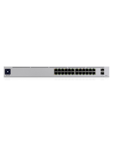 Ubiquiti Unifi Pro 24-Port Poe Zarządzany L2/L3 Gigabit Ethernet (10/100/1000) Obsługa Poe 1U Srebrny