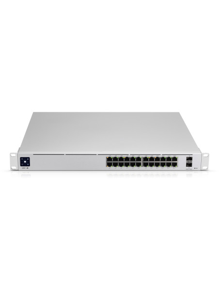 Ubiquiti Unifi Pro 24-Port Poe Zarządzany L2/L3 Gigabit Ethernet (10/100/1000) Obsługa Poe 1U Srebrny
