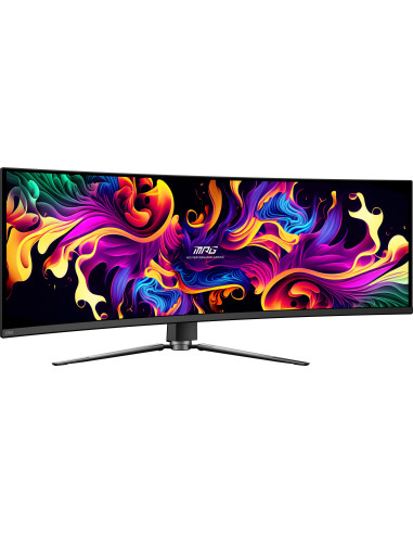 Msi Mpg 491Cqp Qd-Oled Monitor Komputerowy 124,5 Cm (49") 5120 X 1440 Px Dual Wqhd Czarny