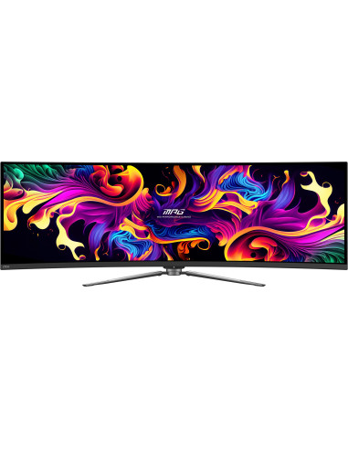 Msi Mpg 491Cqp Qd-Oled Monitor Komputerowy 124,5 Cm (49") 5120 X 1440 Px Dual Wqhd Czarny