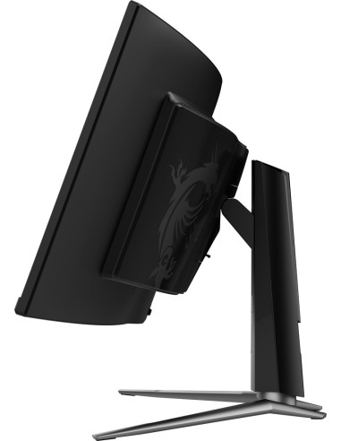Msi Mpg 491Cqp Qd-Oled Monitor Komputerowy 124,5 Cm (49") 5120 X 1440 Px Dual Wqhd Czarny