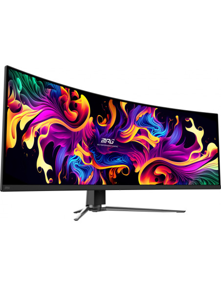 Msi Mpg 491Cqp Qd-Oled Monitor Komputerowy 124,5 Cm (49") 5120 X 1440 Px Dual Wqhd Czarny
