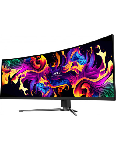 Msi Mpg 491Cqp Qd-Oled Monitor Komputerowy 124,5 Cm (49") 5120 X 1440 Px Dual Wqhd Czarny