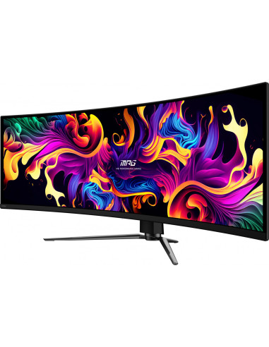 Msi Mpg 491Cqp Qd-Oled Monitor Komputerowy 124,5 Cm (49") 5120 X 1440 Px Dual Wqhd Czarny