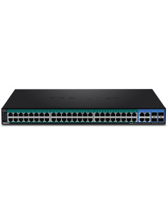 Trendnet Tpe-5048Ws Przełącznik Sieciowy Zarządzany Gigabit Ethernet (10/100/1000) Obsługa Poe 1U Czarny 2